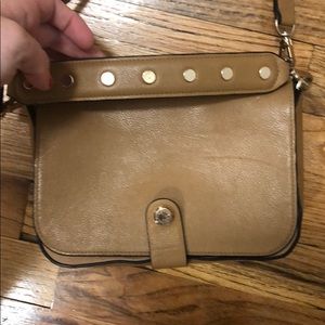 Camel brown cross body bag